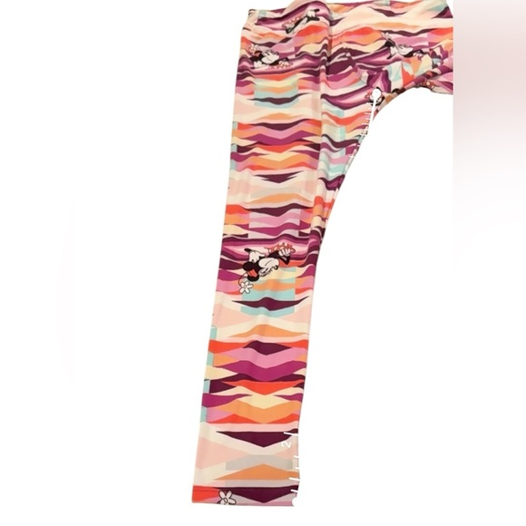 Lularoe Multicolor Geometric Disney Minnie Mouse High Rise Leggings Tall & Curvy - Picture 11 of 11